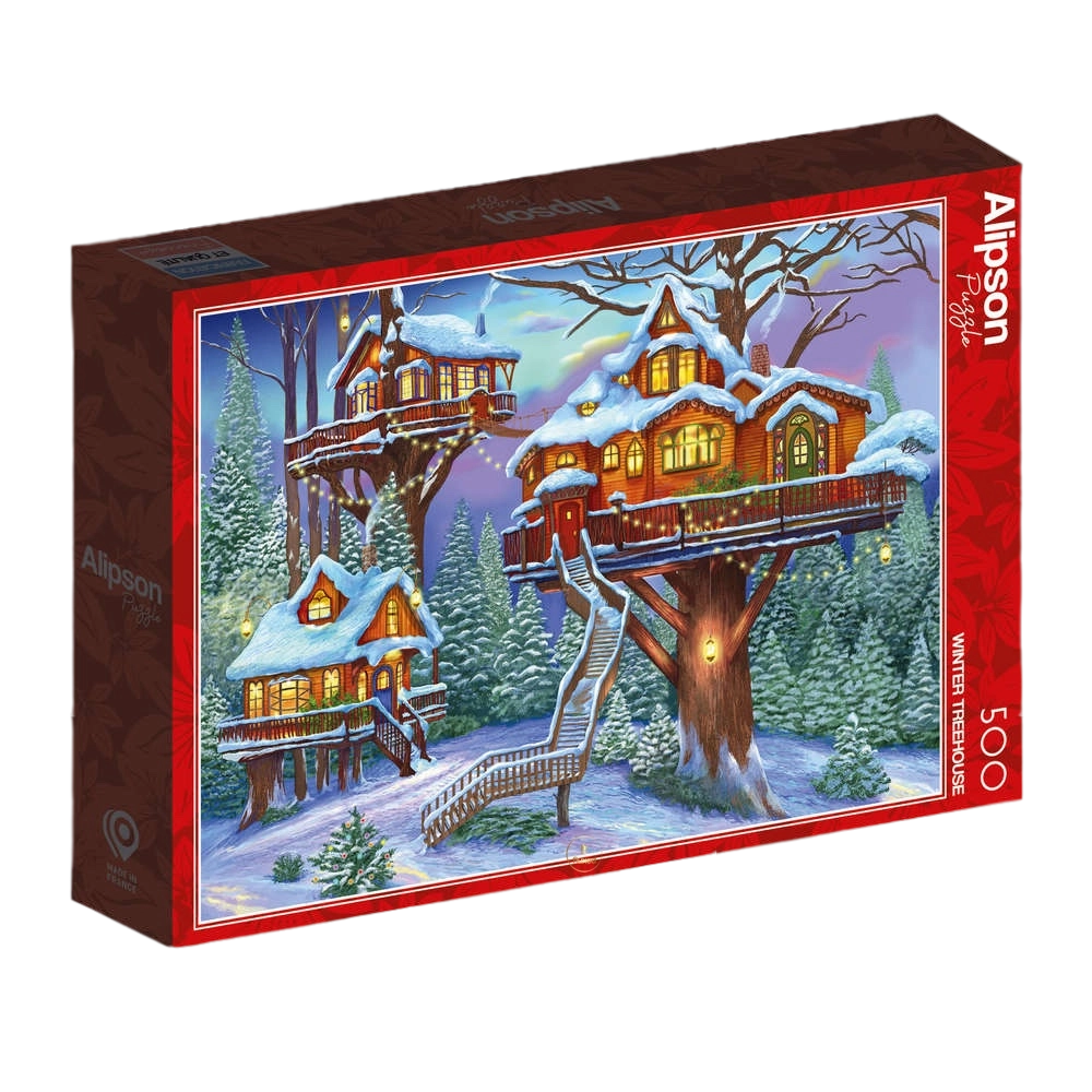 Alipson | Winter Treehouse - 500 Teile Puzzle - Nur CHF 13.90! Jetzt kaufen auf fluxed.ch