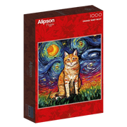 Alipson | Orange Tabby Night - 1000 Teile Puzzle