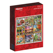 Alipson | Seasonal nine Square - 1000 Teile Puzzle