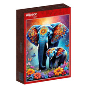 Alipson - Elephants - Maternal Love Collection - 1000 Teile Puzzl