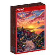 Alipson - Blick auf den See - 500 Teile Puzzle
