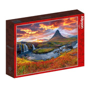 Alipson - Kirkjufellsfoss-Wasserfall - Island - 500 Teile Puzzle