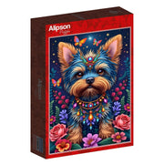 Alipson - Hund im Blumenfeld - 1000 Teile Puzzle
