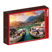 Alipson - Hafen und Fischerboote, Sizilien - 1000 Teile Puzzle