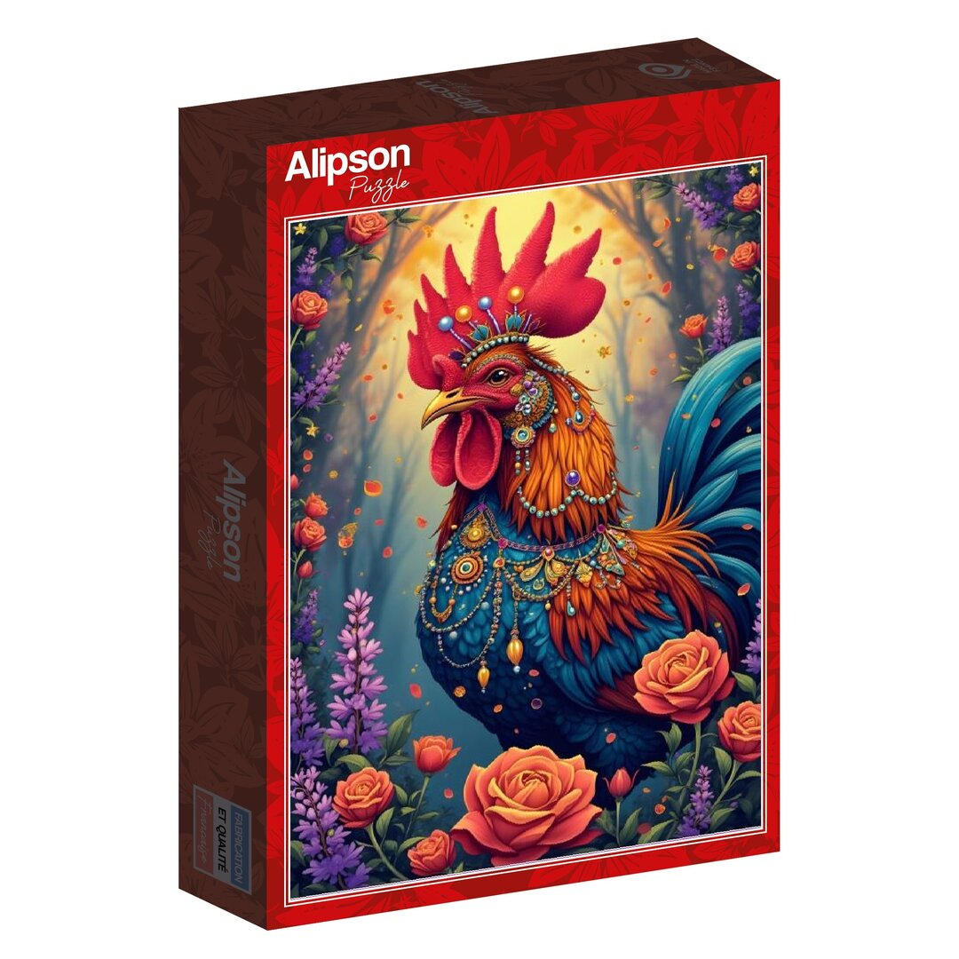 Alipson - Der geheime Garten des Hahns - 1000 Teile Puzzle