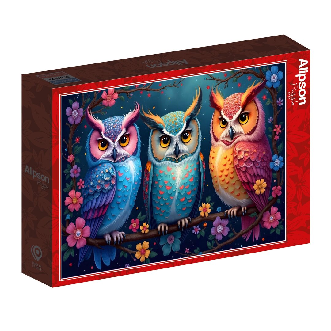 Alipson - Owls and enchanted Night - 1000 Teile Puzzle