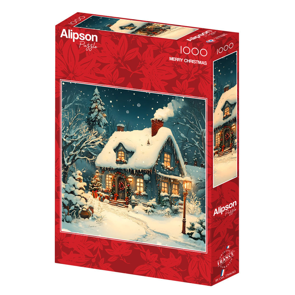 Alipson - Frohe Weihnachten - 1000 Teile Puzzle