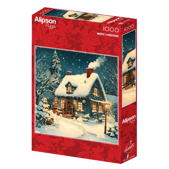 Alipson - Frohe Weihnachten - 1000 Teile Puzzle