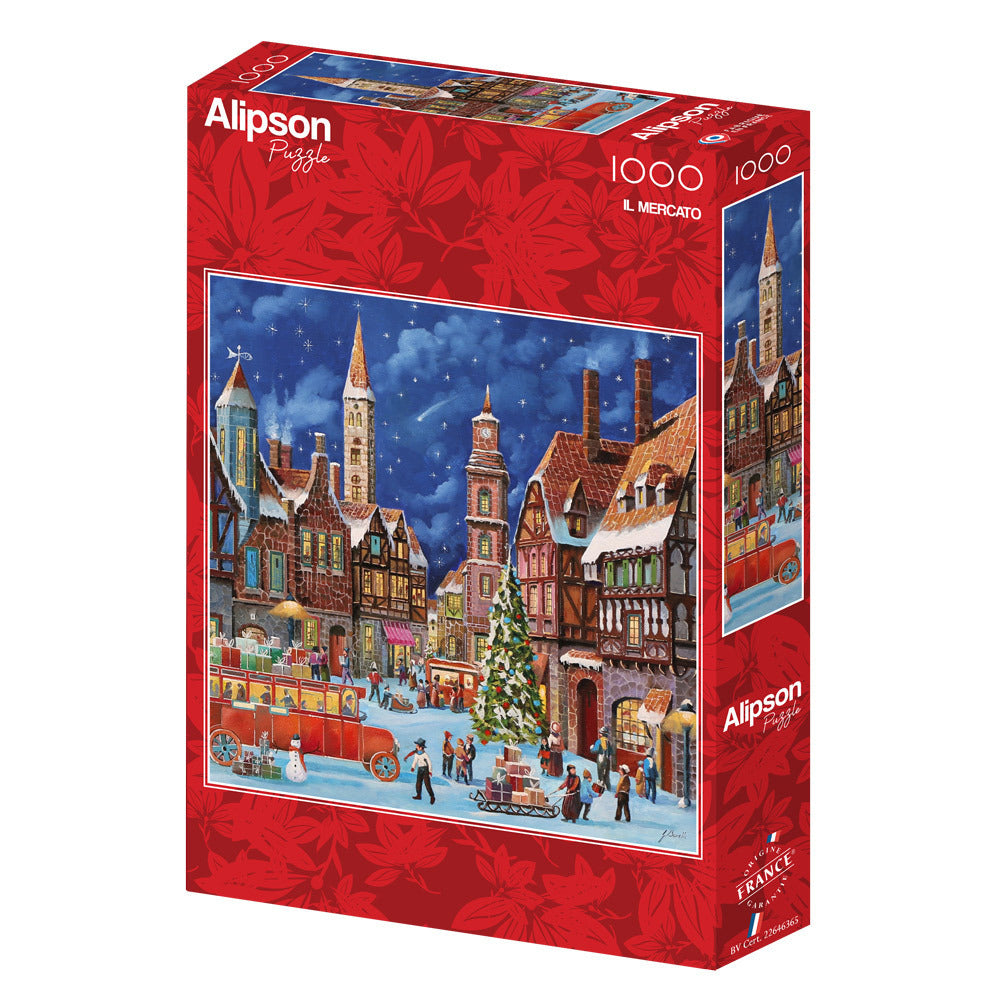 Alipson - Der Markt - 1000 Teile Puzzle