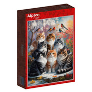 Alipson - Winter der Katzen - 1000 Teile Puzzle