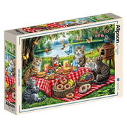 Alipson - Das Katzenpicknick - 1000 Teile Puzzle