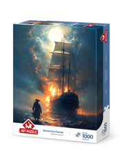 Art Puzzle - Behind the Flames - 1000 Teile Puzzle