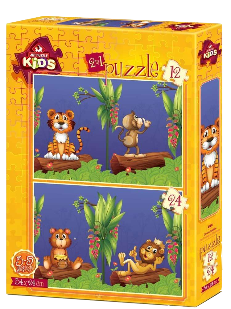 Art Puzzle Kids | The Friends in the Forest - 2er Set Puzzles - Nur CHF 11.90! Jetzt kaufen auf fluxed.ch