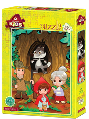 Art Puzzle Kids | The Caped Girl - 50 Teile Puzzle