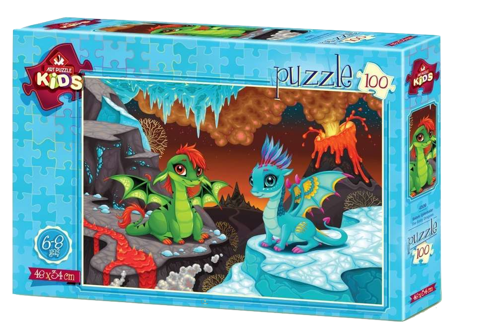 Art Puzzle Kids | The Baby Dragons - 100 Teile Puzzle - Nur CHF 11.90! Jetzt kaufen auf fluxed.ch