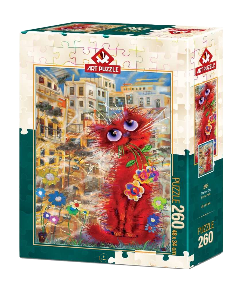 Art Puzzle | The Red Cat - 260 Teile Puzzle - Nur CHF 13.90! Jetzt kaufen auf fluxed.ch
