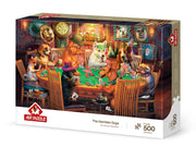 Art Puzzle - The Gambler Dogs - 500 Teile Puzzle
