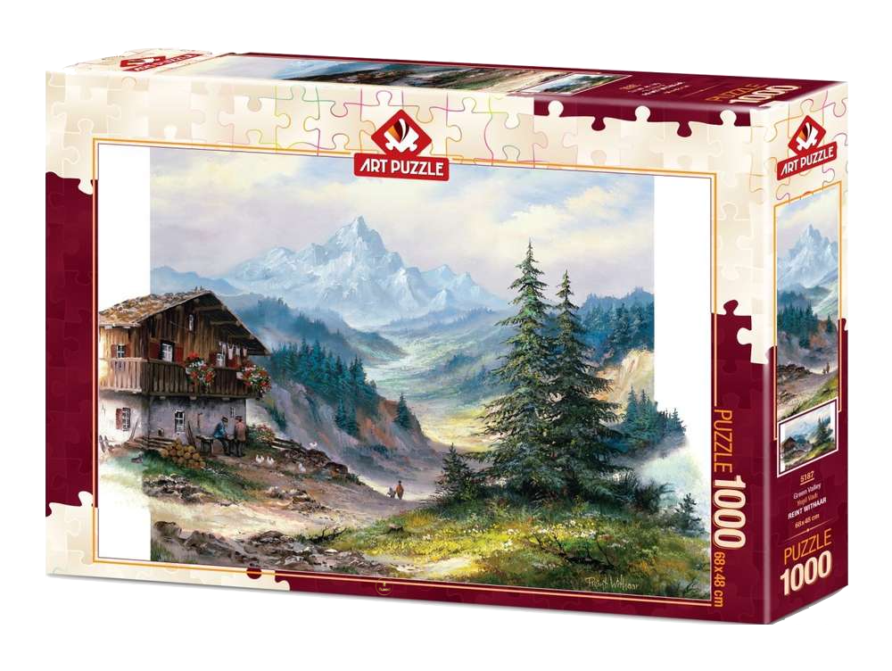 Art Puzzle | Green Valley - 1000 Teile Puzzle - Nur CHF 17.90! Jetzt kaufen auf fluxed.ch