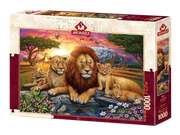 Art Puzzle | The Lion Family - 1000 Teile Puzzle