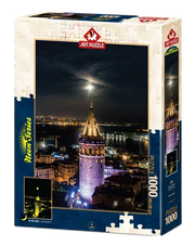 Art Puzzle | Galata Tower - 1000 Teile Neon Puzzle