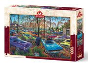 Art Puzzle - Auto Graveyard - 1000 Teile Puzzle