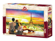 Art Puzzle | Romance in the Sunset - 1500 Teile Puzzle
