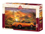 Art Puzzle | Yellow Porsche - 1500 Teile Puzzle