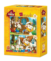 Art Puzzle Kids | The Cute Cows - 2er-Set Puzzle