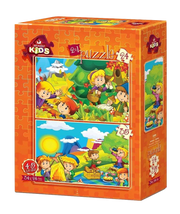 Art Puzzle Kids | Autumn - Spring - 2er-Set Puzzles