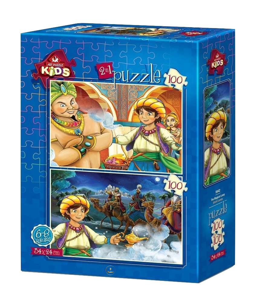 Art Puzzle Kids | The Magical Lamp - 2er-Set Puzzle - Nur CHF 11.90! Jetzt kaufen auf fluxed.ch