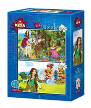 Art Puzzle Kids | The Princess Dream - 2x100 Teile Puzzle
