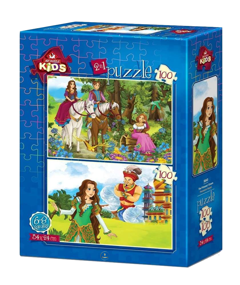 Art Puzzle Kids | The Princess Dream - 2x100 Teile Puzzle - Nur CHF 11.90! Jetzt kaufen auf fluxed.ch