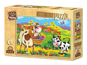 Art Puzzle Kids | Romantic Cow - 25 Holzteile Puzzle