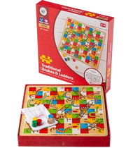 Bigjigs Toys | Schlangen und Leitern (Leiterlispiel) aus Holz