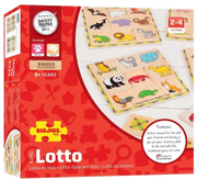 Bigjigs Toys | Lotto aus Holz - ab 3 Jahren für 2-4 Spieler