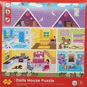 Bigjigs Toys | Bodenpuzzle - Puppenhaus - 48 Teile Holz