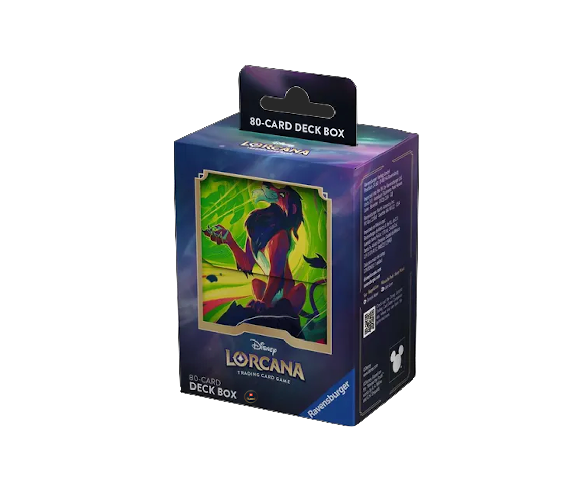 Disney Lorcana: Azurblaues Meer - Deck BOX Scar - Nur CHF 7.90! Jetzt kaufen auf fluxed.ch