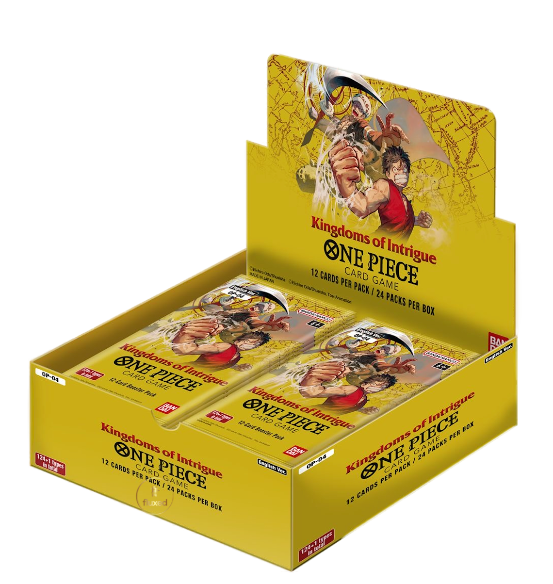 One Piece Card Game -Kingdoms Of Intrigue- OP04 Booster Display