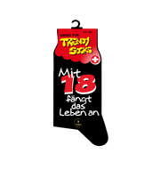 Trendy Socks: Mit 18 fängt das Leben an