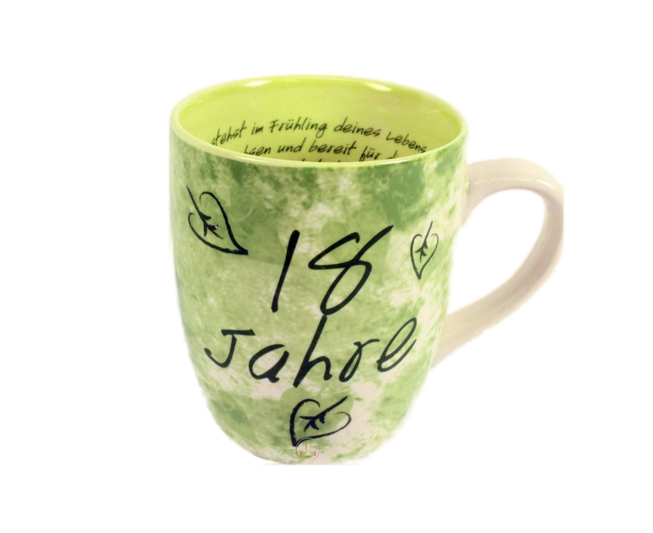 KERAMIK TASSE GRÜN 18 JAHRE - Nur CHF 9! Jetzt kaufen auf fluxed.ch