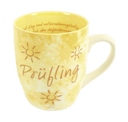 KERAMIK TASSE GELB PRÜFLING