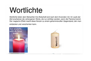 Leuchtende Gedanken zum Abschied / Trauer | Wortlicht