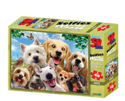 Prime 3D - Dogs - 48 Teile - Selfie Puzzle - ab 3 Jahren