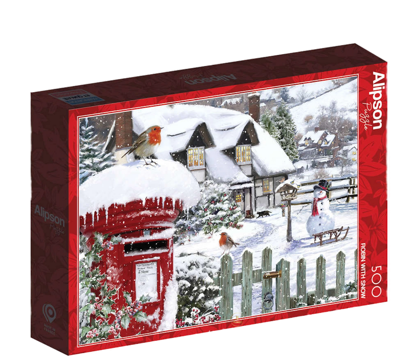 Alipson | Robin with Snow - 500 Teile Puzzle - Nur CHF 13.90! Jetzt kaufen auf fluxed.ch