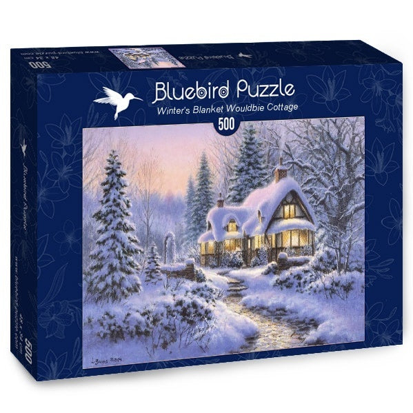 Bluebird | Winter`s Blanket Wouldbie Cottage - 500 Teile Puzzle - Nur CHF 14.90! Jetzt kaufen auf fluxed.ch