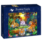 Bluebird | Family at the Jungle Pool - 1000 Teile Puzzle