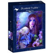 Bluebird - Midnight Rose - 1000 Teile Puzzle