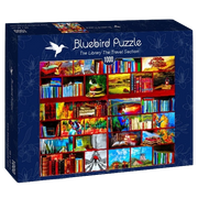 Bluebird - The Library the Travel Section - 1000 Teile Puzzle