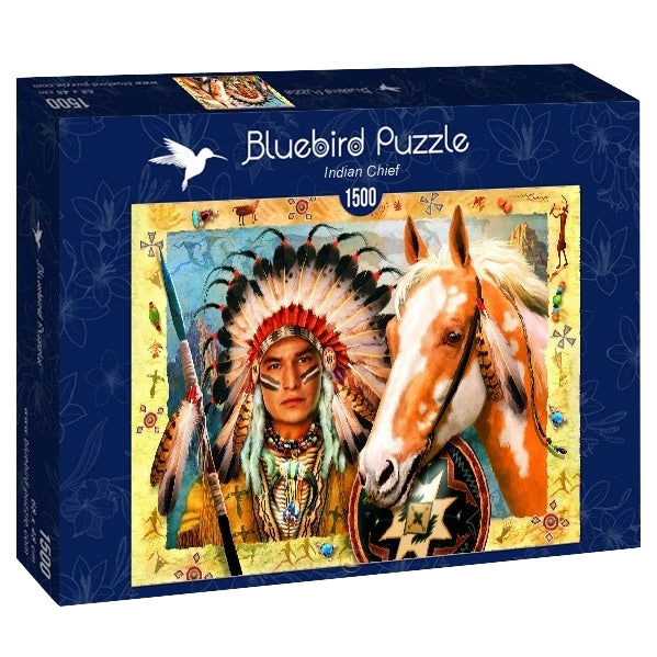 Bluebird | Indian Chief - 1500 Teile Puzzle - Nur CHF 19.90! Jetzt kaufen auf fluxed.ch