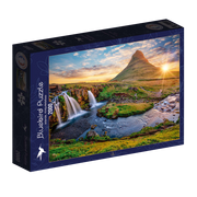 Bluebird - Islande, Kirkjufellsfoss - 2000 Teile Puzzle